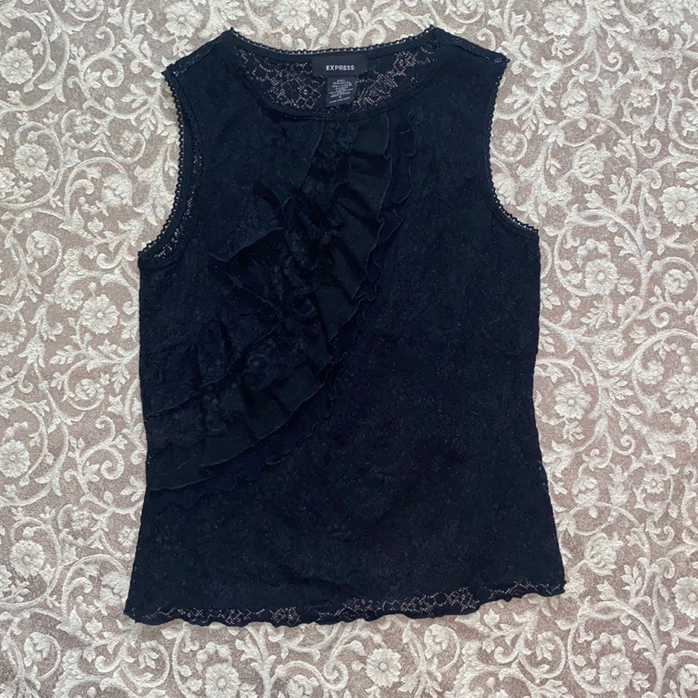 Vintage early 2000s Express lace top